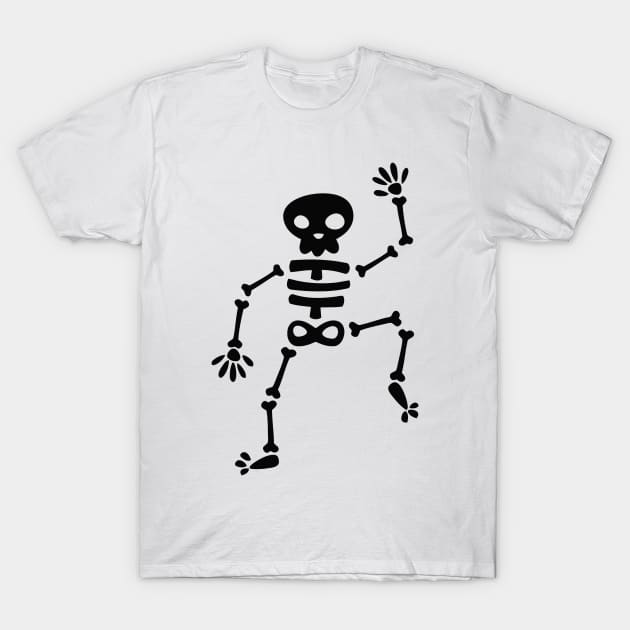 Danse Macabre of Skeletons T-Shirt by SandiTyche